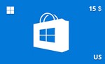 Windows Store Gift Card 15 USD US-region