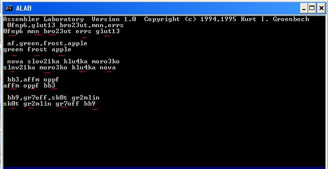assembler, сортировка слов в строчке по 3 букве