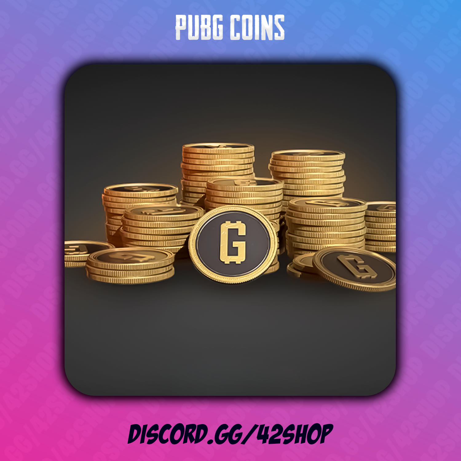 G coins за pubg plus фото 5