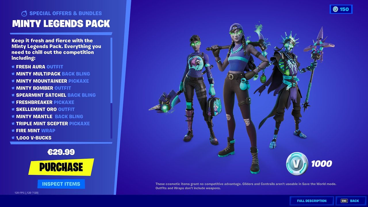 Fortnite набор Потусторонние легенды