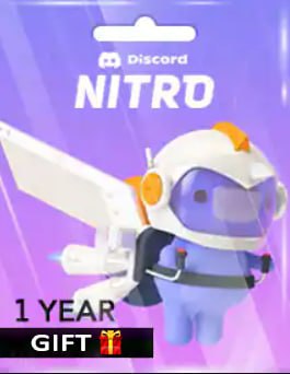 🎁Discord Nitro 12 months full + 2 boosts (gift)🎁