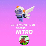 🐺Discord Nitro 3 Months + 2 BOOST+extra card service💳 - irongamers.ru
