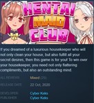 Hentai Maid Club 18+ (Steam Ключ 🔑Регион World)