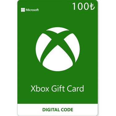 Подарочная карта Xbox Live на 100 турецких лир (Турция)