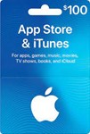 iTunes Gift Card Apple Карта Активации 100$ USD USA US