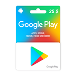 Google Play Gift Card Карта Активации 25$ USD USA US