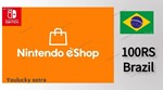 Nintendo Eshop 100RS [Brazil]🌏🎁cashback1%