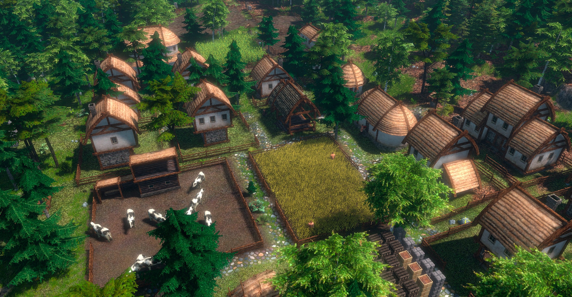 Building pc games. Forest Village игра. Форест Вилидж. Life is Feudal: Forest Village. Село в компьютерных играх.