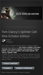 Splinter Cell Elite Echelon Edition STEAM Gift Regfree