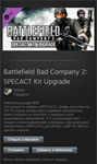 Battlefield Bad Company 2 SPECACT Kit Upgrade Steam Row