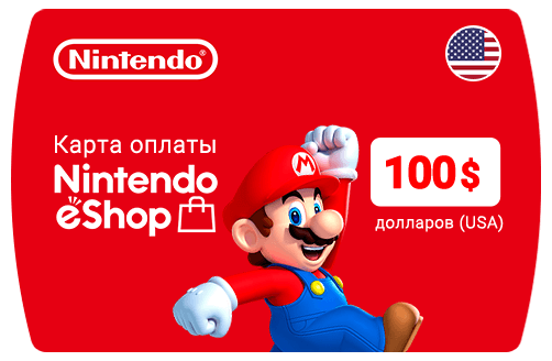Nintendo eshop sales card 100 usd