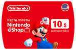 Карта Nintendo eShop 10$ USD (Долларов)🔵США