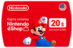 Nintendo eShop Card 20$ USD (USA)🔵No feе