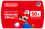 Карта Nintendo eShop 50$ USD (Долларов)🔵США