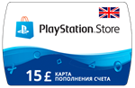 PlayStation Network Card 15 GBP (UK) 🔵UK - irongamers.ru