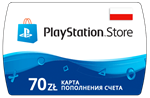 PlayStation Network Card 70 PLN (PL) 🔵Poland - irongamers.ru