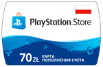 Карта PlayStation(PSN) 70 PLN (Злотых)🔵Польша - irongamers.ru