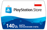 PlayStation Network Card 140 PLN (PL) 🔵Poland - irongamers.ru