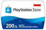 Карта PlayStation(PSN) 200 PLN (Злотых)🔵Польша