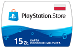 PlayStation Network Card 15 PLN (PL) 🔵Poland - irongamers.ru