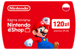 Nintendo eShop Card 120zł PLN 🔵No Fee