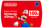 Карта Nintendo eShop 100€ EU (Евро) 🔵Европа