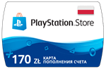 Карта PlayStation(PSN) 170 PLN (Злотых)🔵Польша