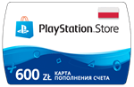 Карта PlayStation(PSN) 600 PLN (Злотых)🔵Польша - irongamers.ru