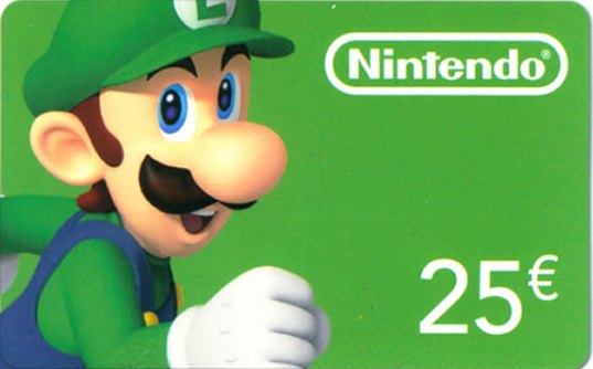 ✅Nintendo🔥Gift Card - 25 € 🇪🇺 (EU) Без комиссии
