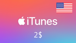 iTunes 🔥 Gift Card -   2$ 🇺🇸 (USA) [No fee]