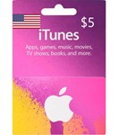 iTunes 🔥 Gift Card -   5$ 🇺🇸(USA)