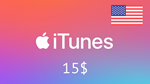 iTunes 🔥 Gift Card -  15$ 🇺🇸(USA) [Без комиссии]