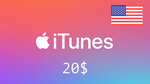 iTunes 🔥 Gift Card -  20$ 🇺🇸(USA) [Без комиссии]