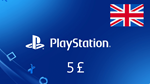 🎮Playstation Network (PSN) 🔥  5£ (UK) [Без комиссии]