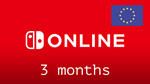 ✅Nintendo Switch Online🔥Gift Card -3 месяца 🇪🇺(EU)