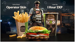 Burger Town Operator Skin 银联🍔 1h 2XP Boost 🍔保证