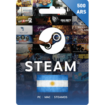 Фотография 🔰 steam gift card 🔵 500 ars (аргентина)[без комиссии]