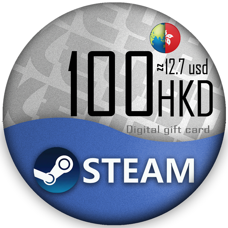 Buy 🔰Steam Gift Card🔺100 HKD=12.7 Global (⛔RUUSTLARG) and download