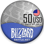 🔰 Blizzard Gift Card 💠 50$ (USA) [Без комиссии]