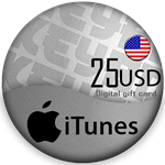 🔰 iTunes Gift Card 🎵 $25 USA [Без комиссии]