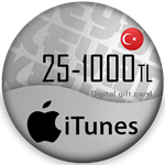 🔰Apple iTunes Gift Card TR🟣25-50-100-250-500-1000 TL