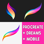 * Procreate + Dreams + Mobile iPhone iPad ios AppStore