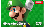 🎁 КАРТА ОПЛАТЫ NINTENDO ESHOP — 75 EUR [EU] | СКИДКИ