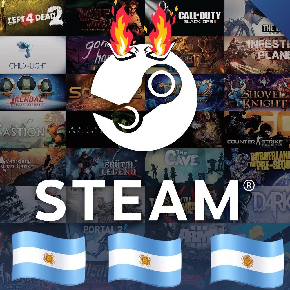 🔥 New Steam Account (Region Argentina/ Full access)
