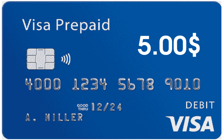 Фотография ✅5$ visa prepaid us bank | оплата без санкций