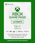 ☑️XBOX GAME PASS ULTIMATE 1-2-5-9-12 МЕСЯЦЕВ🚀ЛЮБОЙ АКК