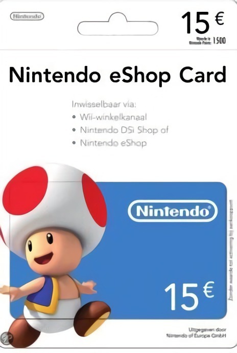 🕹️Nintendo eShop Card 1️⃣5️⃣ EUR (EU Region)