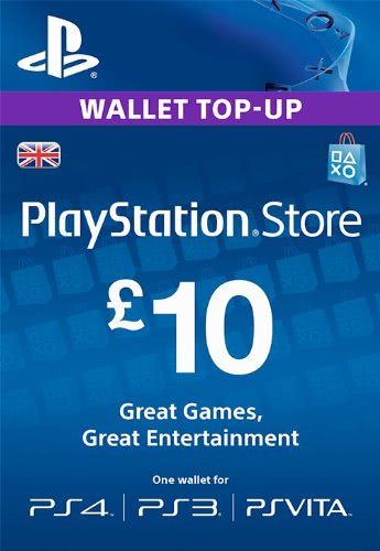 🔶PSN 10 Pounds(GBP) UK [Top-Up Wallet] Official Isnta