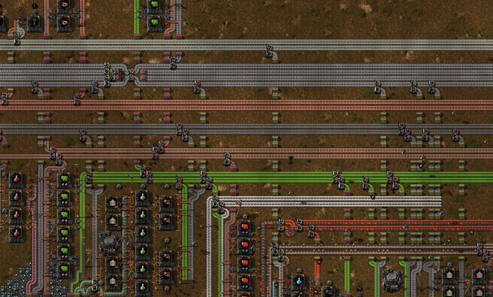 Главная шина factorio схема