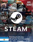 Подарочная карта кошелька Steam 500ARS - Учетная запись
